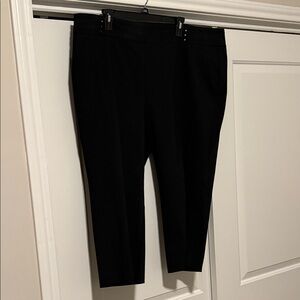 JM Collection Black Ankle Pants
